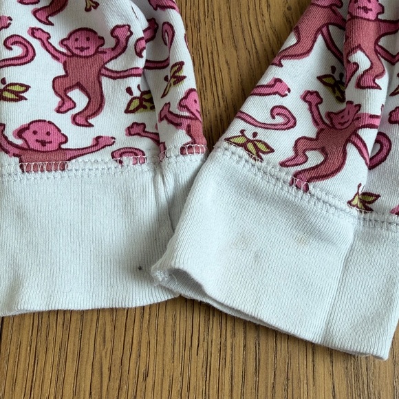 Roller Rabbit Pink Monkey Pattern pajamas - Picture 5 of 6